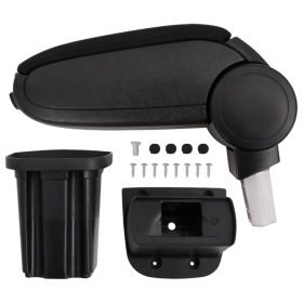  autó karfája fekete 12x32x(34-50) cm ABS