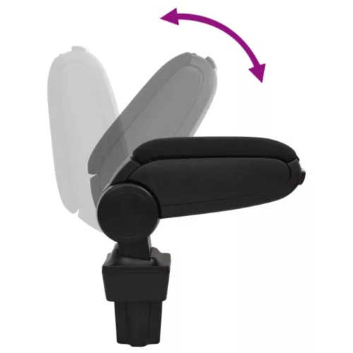  Autós kartámasz fekete 11,5x32x(30-50) cm ABS