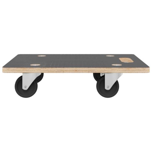  2 db négyszögletű szállítókocsi 250 kg 80 x 55 x 11,5 cm