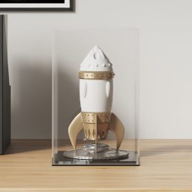  átlátszó akril bemutatódoboz 14x14x22 cm