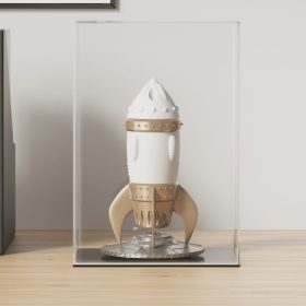  átlátszó akril bemutatódoboz 17x12x25 cm