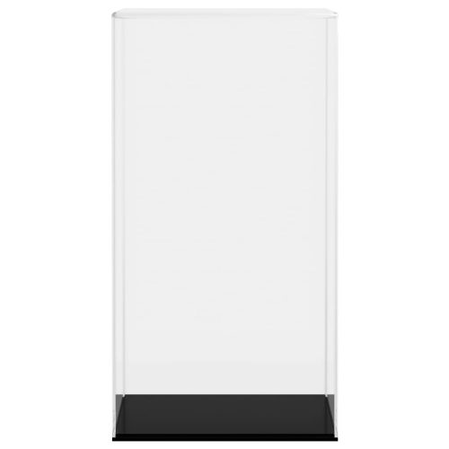  átlátszó akril bemutatódoboz 20x20x38 cm