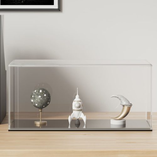  átlátszó akril bemutatódoboz 30x15x14 cm