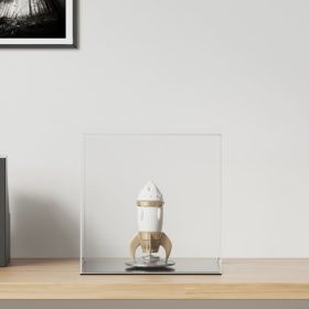  átlátszó akril bemutatódoboz 30x30x30 cm