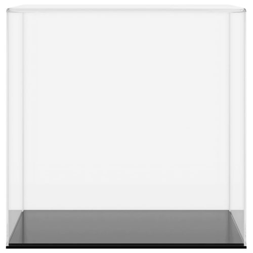  átlátszó akril bemutatódoboz 30x30x30 cm