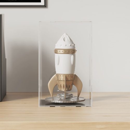  átlátszó akril bemutatódoboz 14x14x22 cm