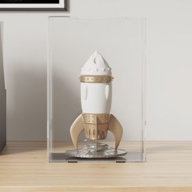  átlátszó akril bemutatódoboz 17x12x25 cm