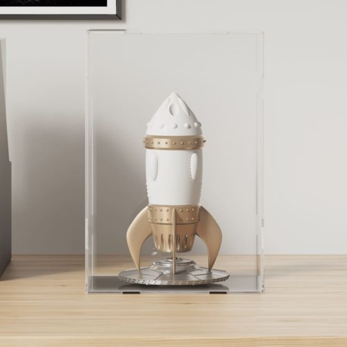  átlátszó akril bemutatódoboz 17x12x25 cm