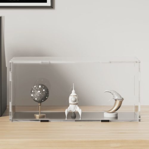  átlátszó akril bemutatódoboz 30x15x14 cm