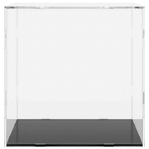  átlátszó akril bemutatódoboz 30x30x30 cm