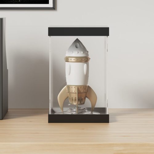  átlátszó akril bemutatódoboz 14x14x22 cm