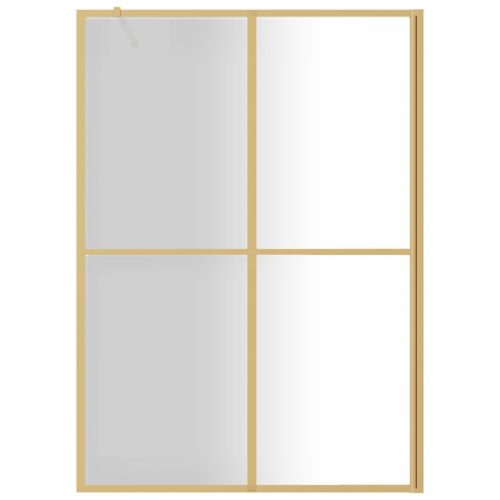  aranyszínű zuhanyfal átlátszó ESG üveggel 140 x 195 cm
