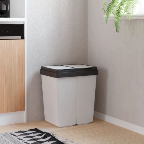  fehér dupla szemeteskuka 2x25 L