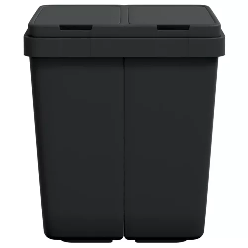  antracitszürke dupla szemeteskuka 2x25 L