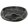  fekete kerámia ovális asztali mosdó 59 x 40 x 15 cm