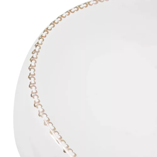  fehér kerámia ovális asztali mosdó 59 x 40 x 15 cm