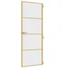  arany edzett üveg és alumínium vékony beltéri ajtó 76x201,5 cm