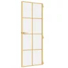  arany edzett üveg és alumínium vékony beltéri ajtó 76x201,5 cm