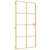  arany edzett üveg és alumínium beltéri ajtó 102,5x201,5 cm