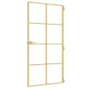  arany edzett üveg és alumínium beltéri ajtó 102,5x201,5 cm