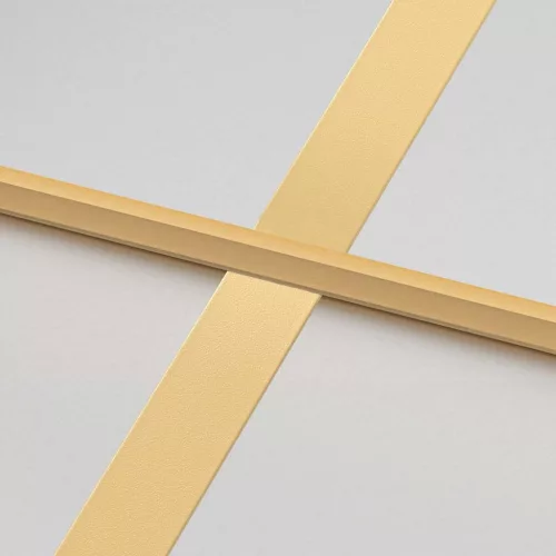  arany edzett üveg és alumínium vékony beltéri ajtó 76x201,5 cm