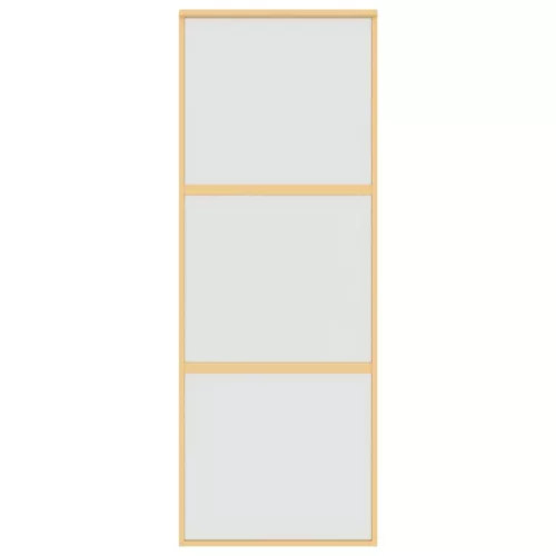  aranyszínű ESG tejüveg és alumínium tolóajtó 76 x 205 cm