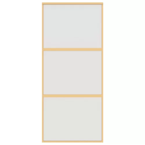  aranyszínű ESG tejüveg és alumínium tolóajtó 90 x 205 cm