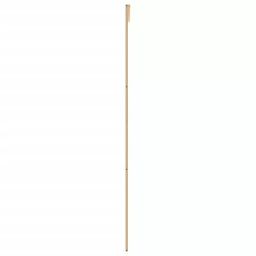  aranyszínű átlátszó ESG üveg és alumínium tolóajtó 102,5x205 cm