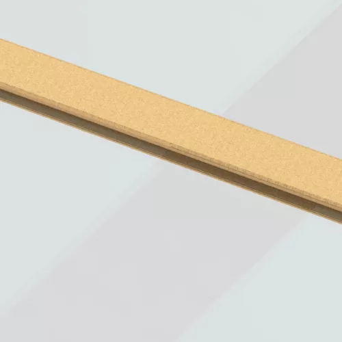  aranyszínű átlátszó ESG üveg és alumínium tolóajtó 102,5x205 cm