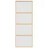  aranyszínű ESG tejüveg és alumínium tolóajtó 76 x 205 cm