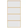 aranyszínű ESG tejüveg és alumínium tolóajtó 102,5 x 205 cm