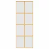  aranyszínű ESG tejüveg és alumínium tolóajtó 76 x 205 cm