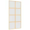  aranyszínű ESG tejüveg és alumínium tolóajtó 102,5 x 205 cm