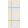  aranyszínű ESG tejüveg és alumínium tolóajtó 90 x 205 cm