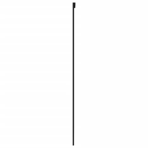  fekete edzett üveg és alumínium tolóajtó 102,5 x 205 cm