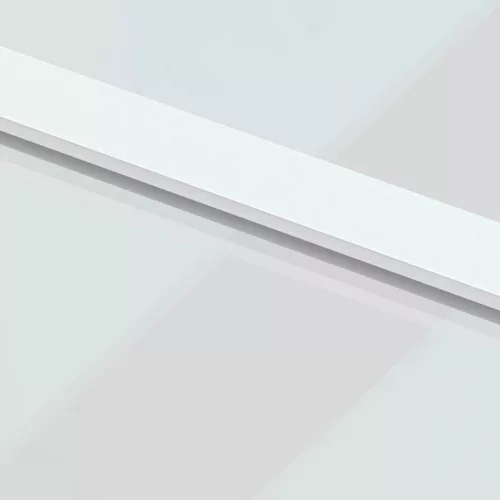  fehér edzett üveg és alumínium tolóajtó 102,5 x 205 cm