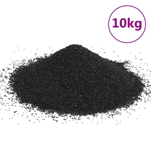  10 kg fekete akváriumhomok 0,2-2 mm