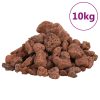  10 kg piros vulkanikus kőzet 1-2 cm