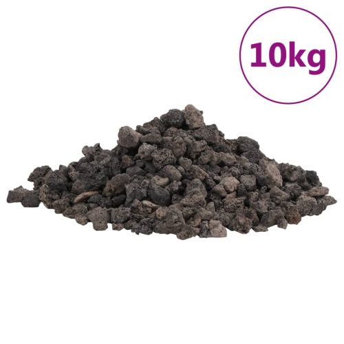  fekete vulkanikus kőzetek 1-2 cm 10 kg