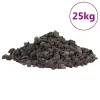  fekete vulkanikus kőzetek 1-2 cm 25 kg