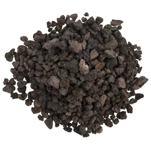  fekete vulkanikus kőzetek 1-2 cm 25 kg