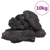  fekete vulkanikus kőzetek 10-30 cm 10 kg