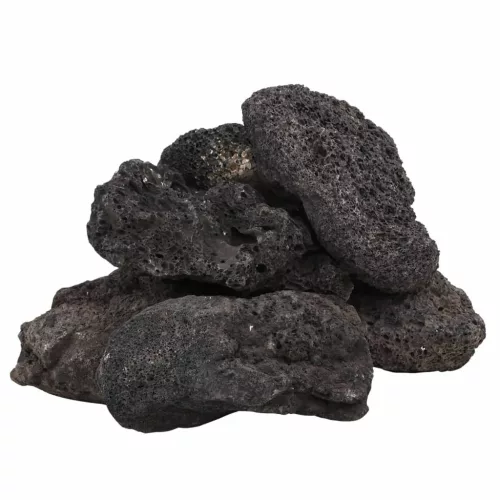  fekete vulkanikus kőzetek 10-30 cm 10 kg