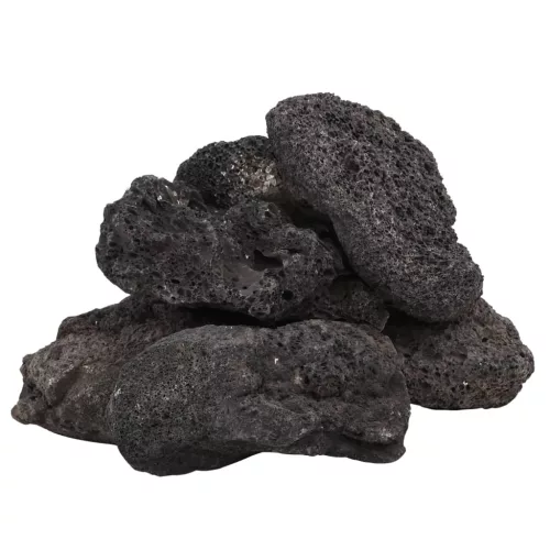  fekete vulkanikus kőzetek 10-30 cm 25 kg