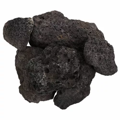  fekete vulkanikus kőzetek 10-30 cm 25 kg