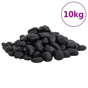  10 kg fekete csiszolt kavics 2-5 cm