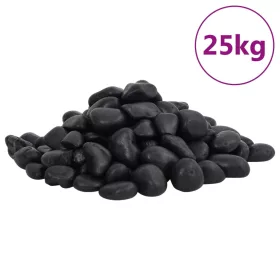  25 kg fekete csiszolt kavics 2-5 cm