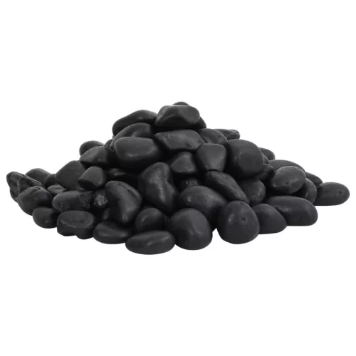  25 kg fekete csiszolt kavics 2-5 cm