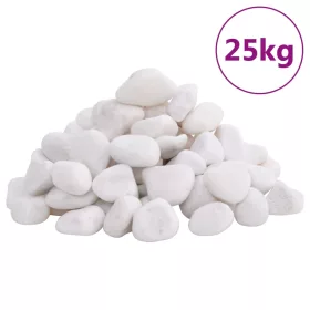  fehér csiszolt kavics 2-5 cm 25 kg