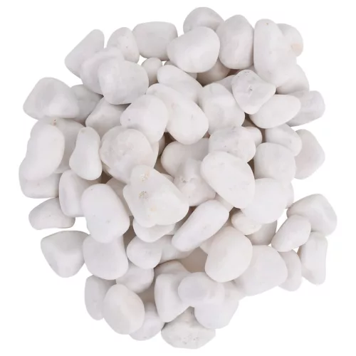 fehér csiszolt kavics 2-5 cm 25 kg